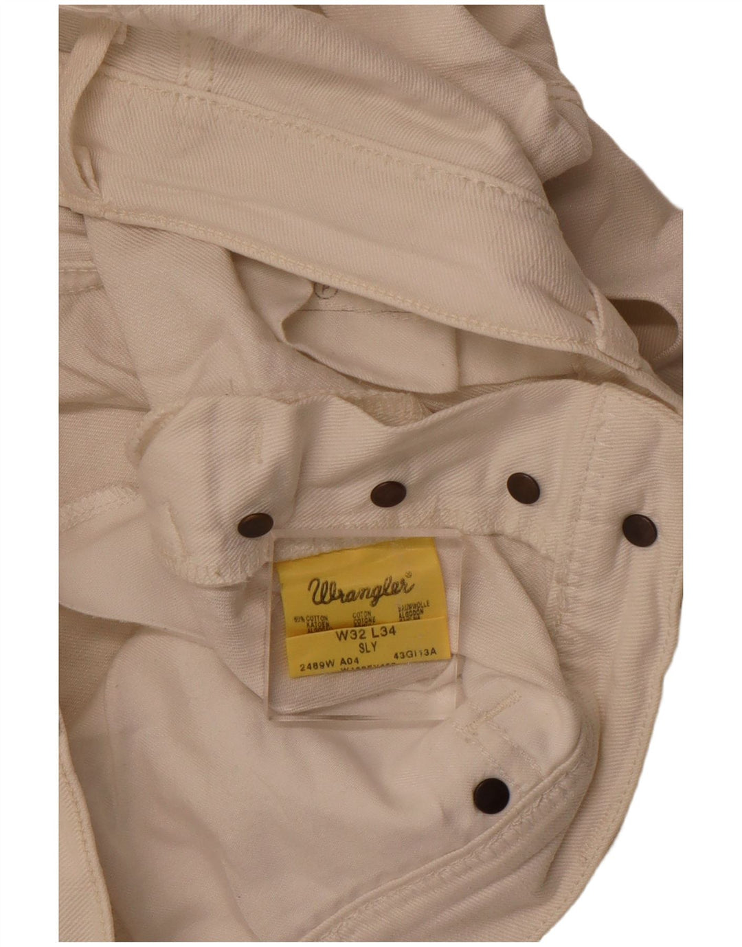 Wrangler ženske kratke traper hlače W32 Large Off White Pamuk