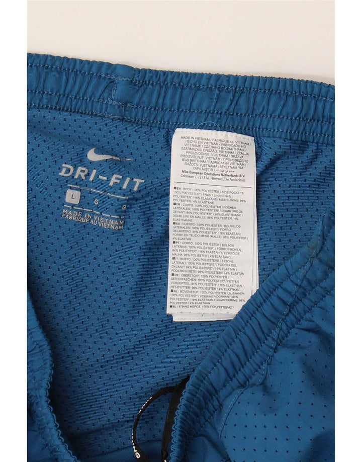 Nike muške Dri Fit sportske kratke hlače veliki plavi poliester