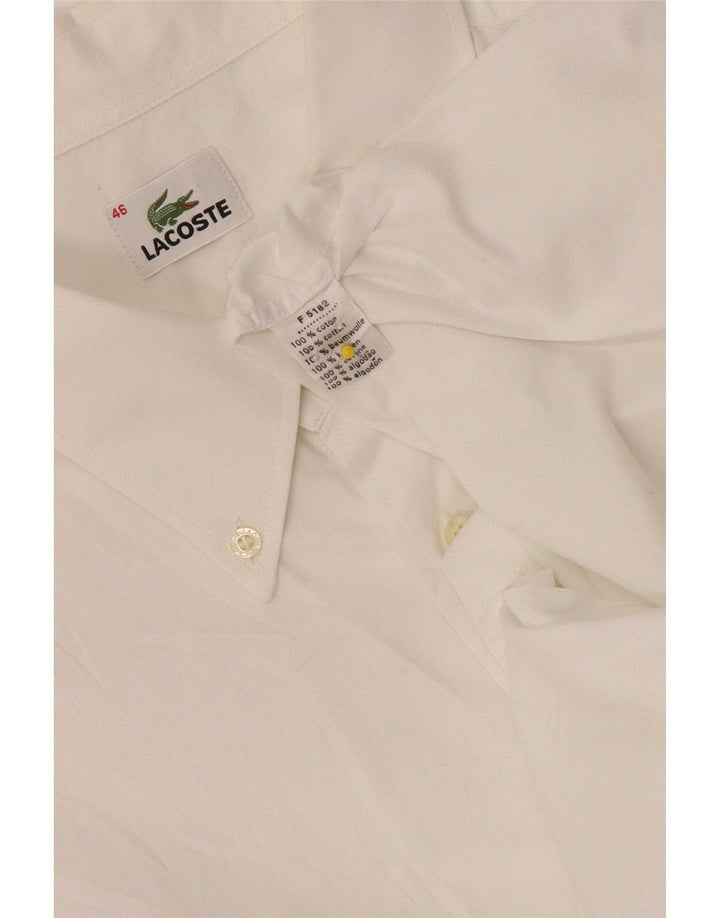 Lacoste muška košulja standardnog kroja, veličina 46 2XL, bijeli pamuk