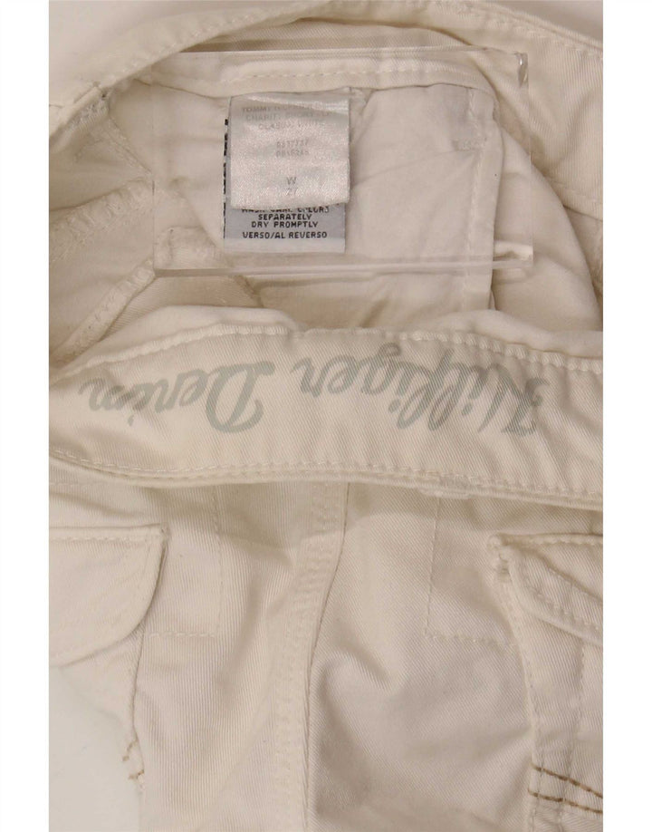 Tommy Hilfiger Ženske chino kratke hlače W27 Mali bijeli pamuk