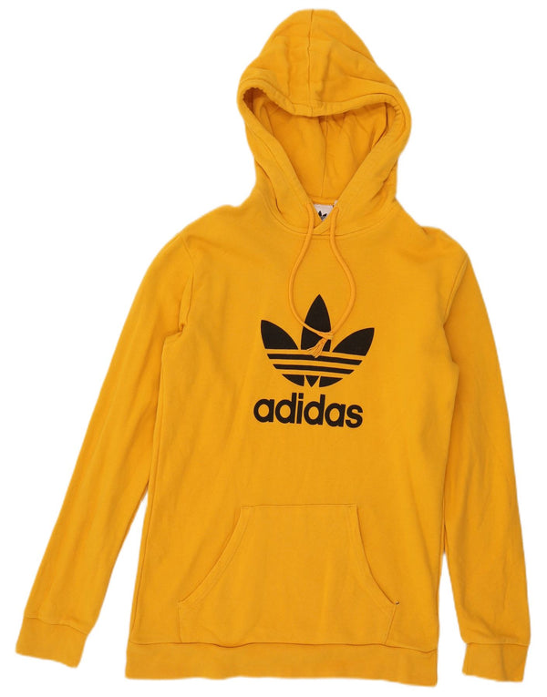Adidas muška majica s kapuljačom s kapuljačom, mali žuti pamuk
