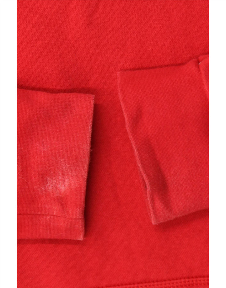 ADIDAS Muška majica s kapuljačom Mala crvena pamučna