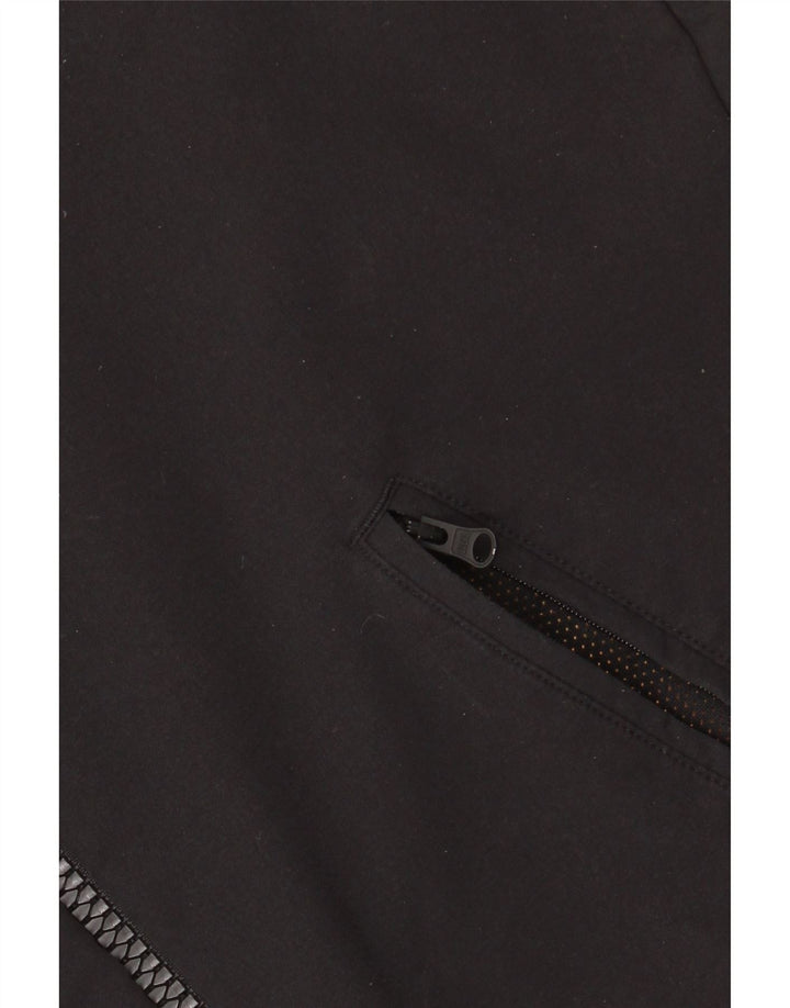 ADIDAS muška gornja jakna s grafičkim motivima, mala crna najlonska boja