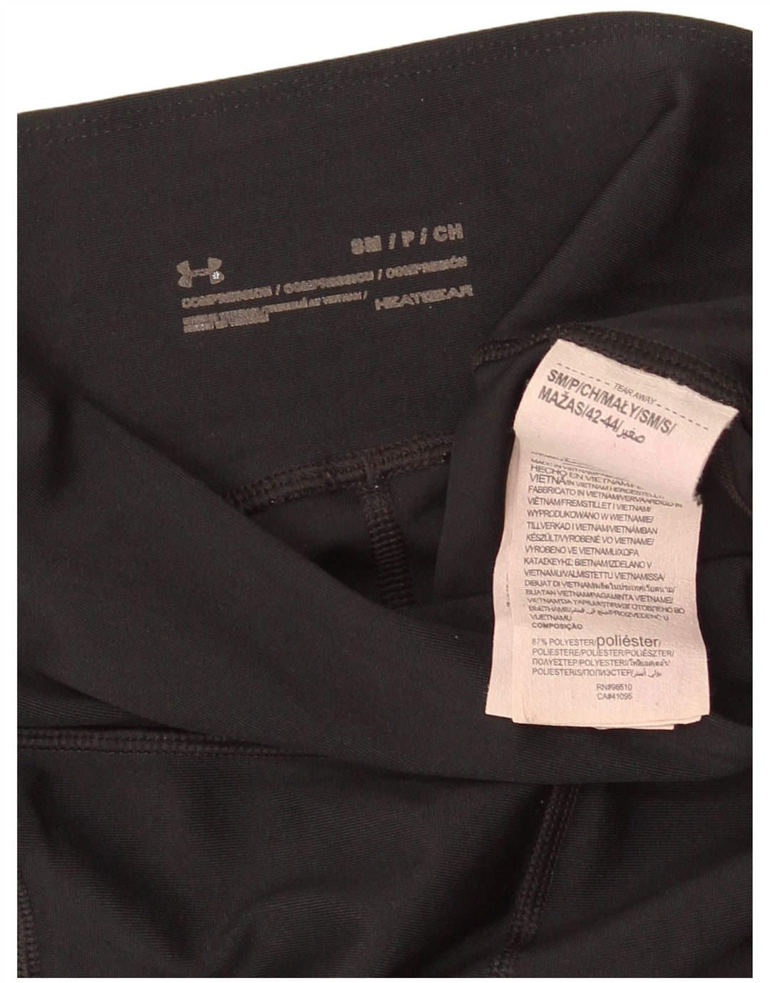 Under Armour ženske tajice UK 10 male crne poliesterske