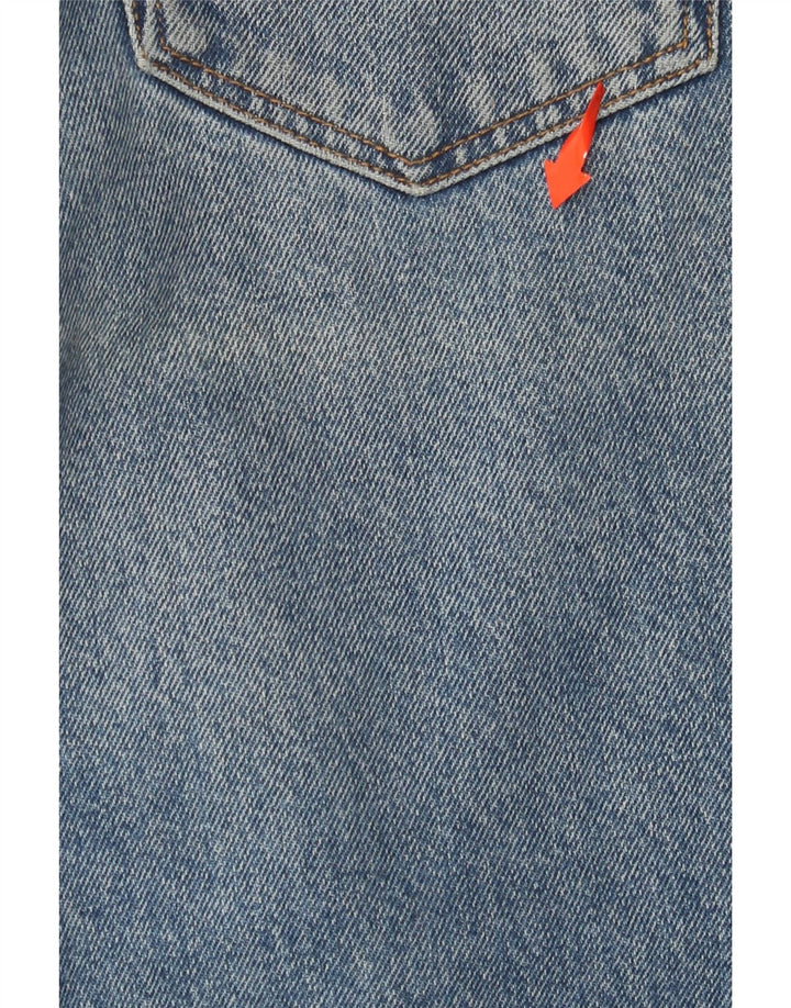 ZARA ženske kratke traperice širokih nogavica EU 40 srednje W30 L25 plave