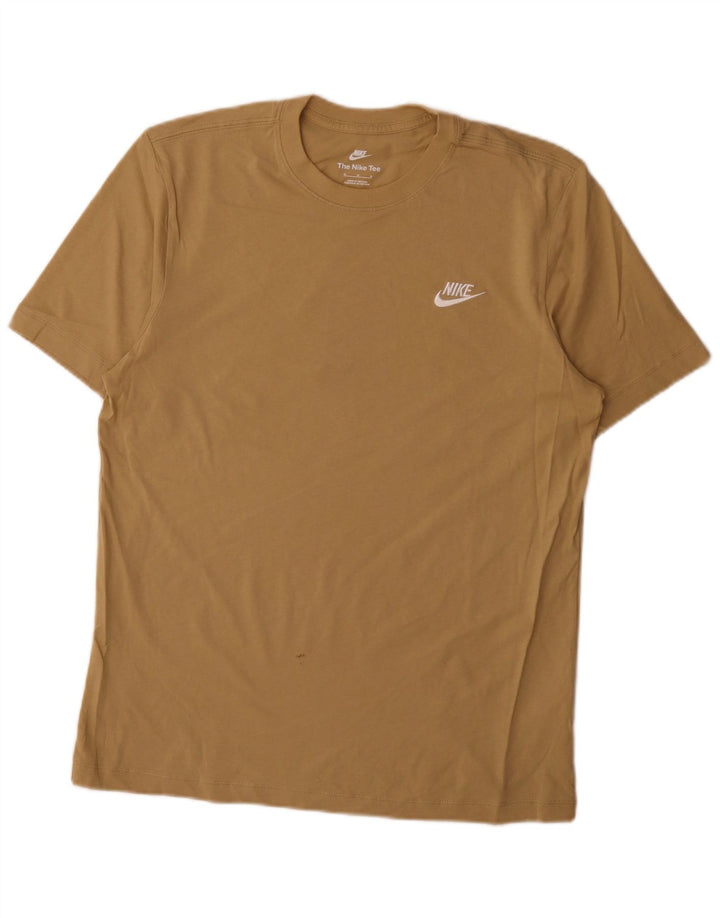 Nike Muška majica kratkih rukava Srednje bež pamuk