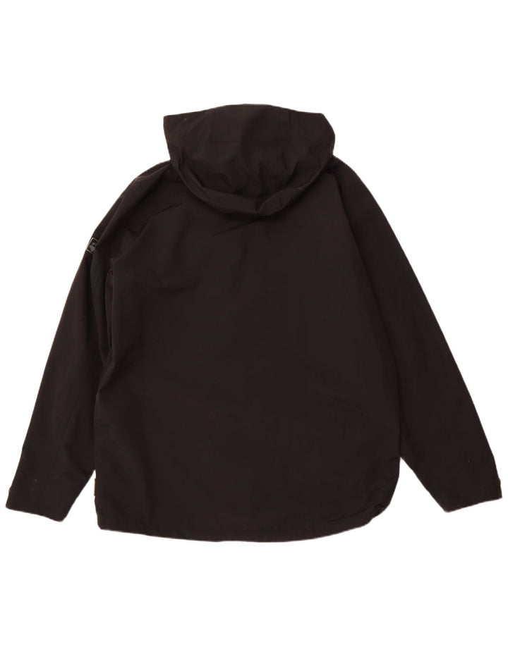JACK WOLFSKIN Muška kišna jakna s kapuljačom UK 42 Velika crna poliamidna