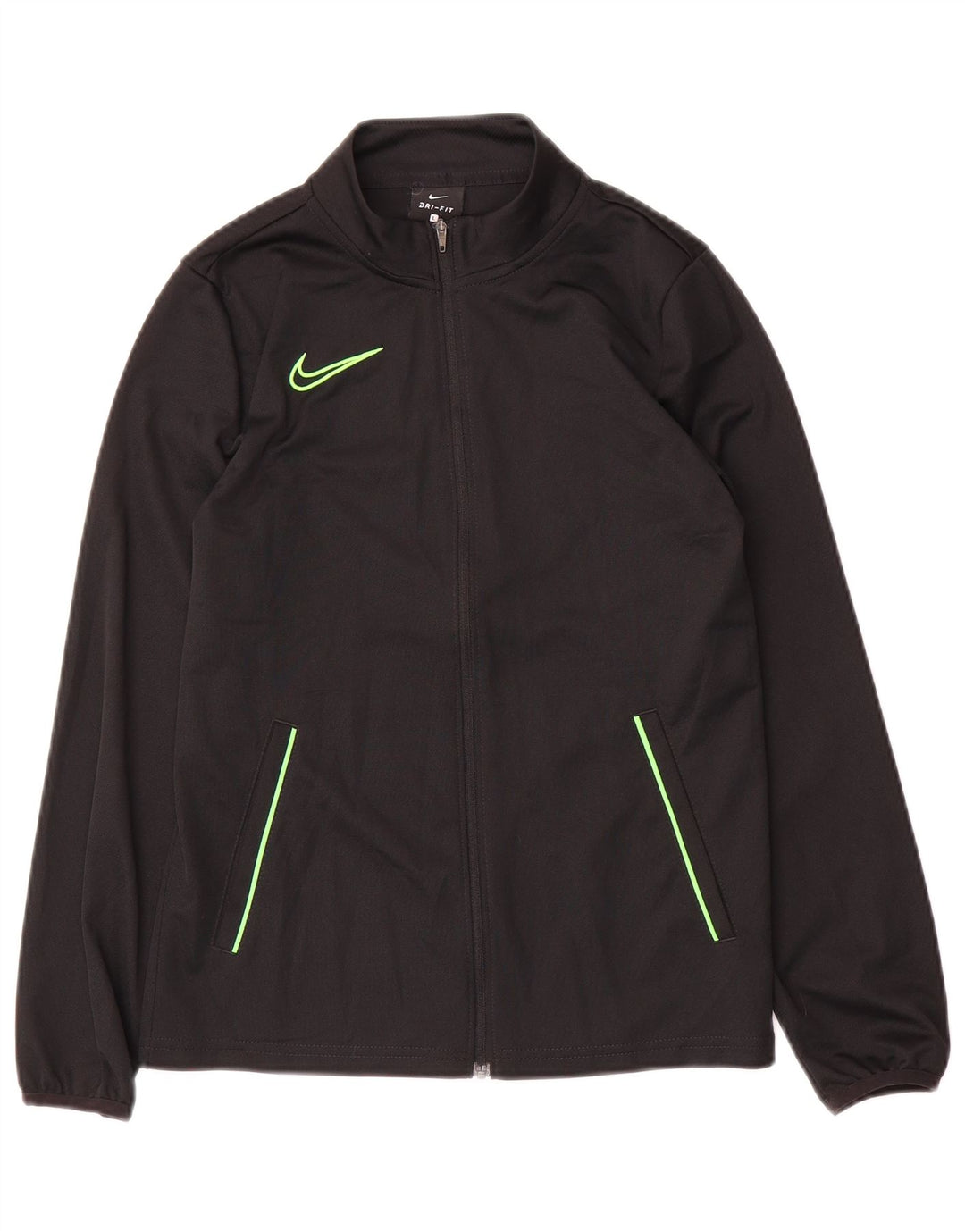Nike Boys Dri Fit trenirka gornja jakna 12-13 godina velika crna poliester