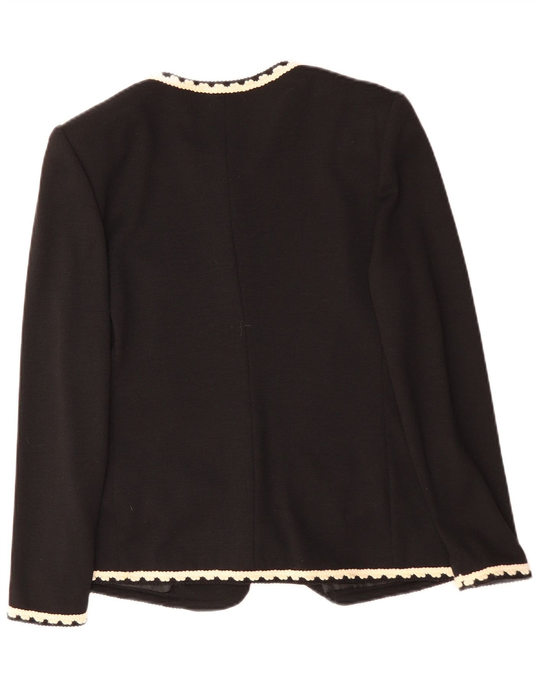 LUISA SPAGNOLI Ženska jakna s 5 gumba IT 44 Srednje crni acetat