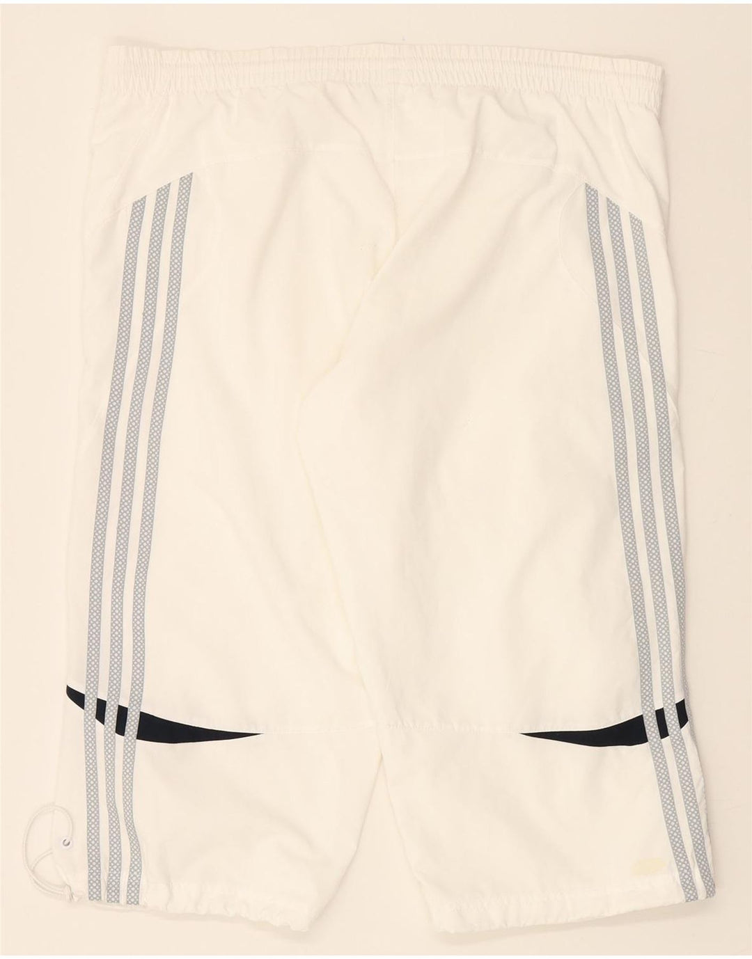 ADIDAS Mens Sport Shorts Medium  White Colourblock Polyester Vintage Adidas and Second-Hand Adidas from Messina Hembry 