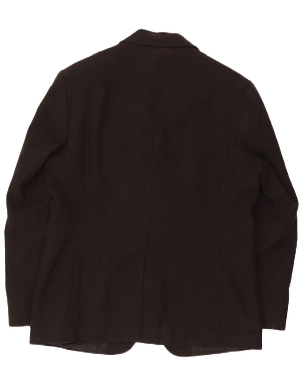 Geox Mens Respira sako sa 3 gumba UK 42 XL crna vuna