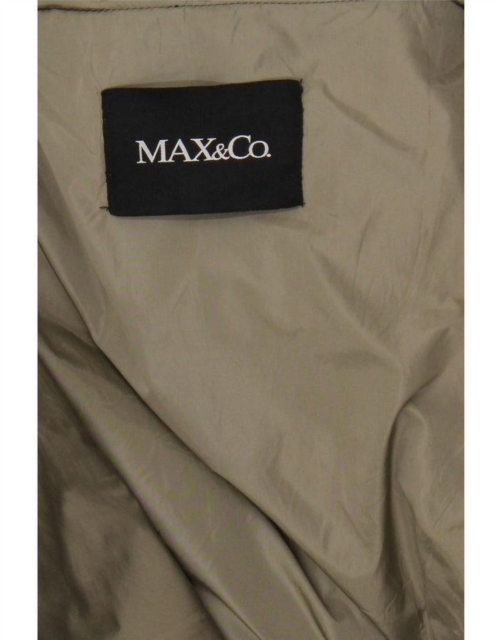 Max & Co. Ženska podstavljena jakna UK 12 srednje kaki boje