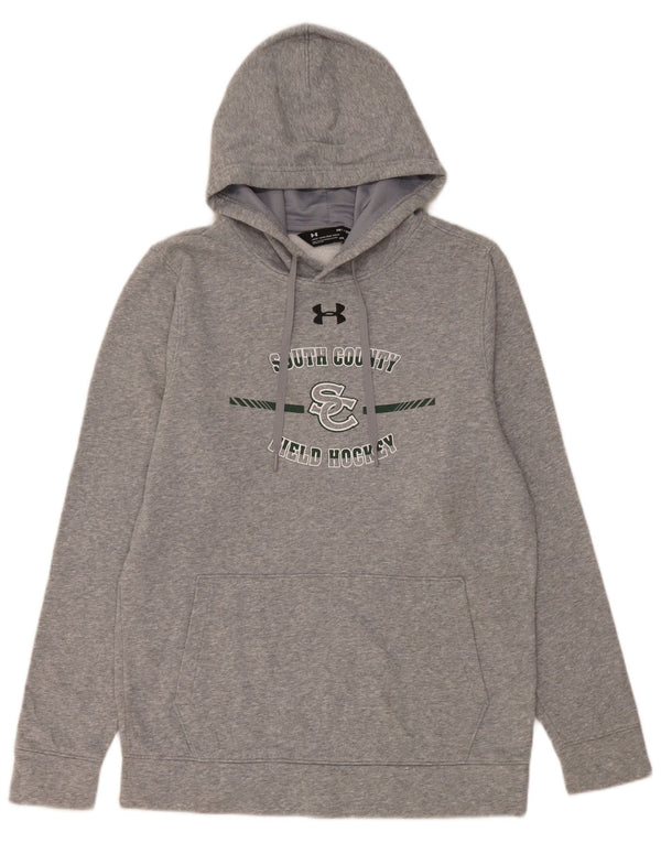 Under Armour muška majica s kapuljačom South County za hokej na travi mala siva