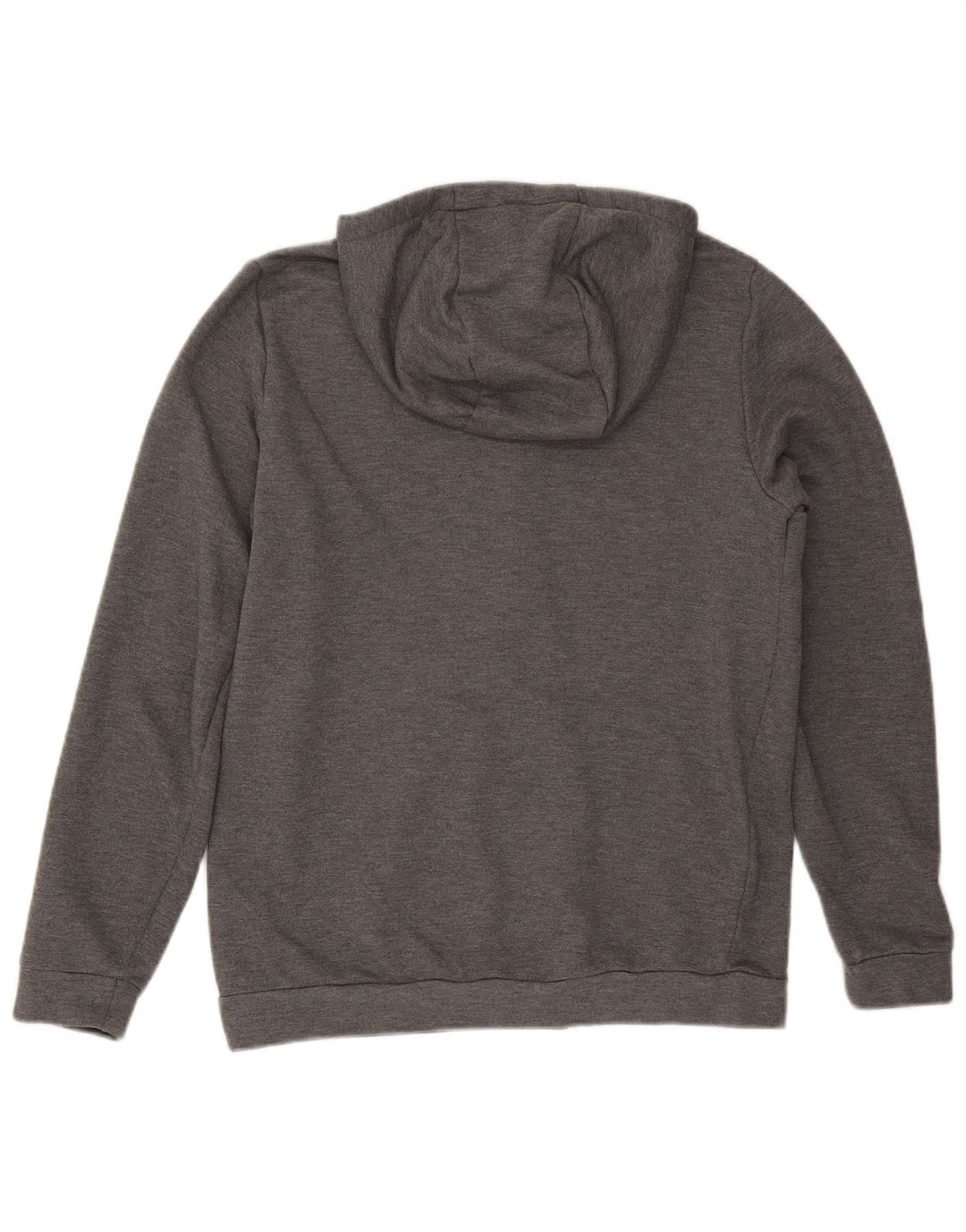 Nike muška pulover s kapuljačom Dri Fit standardnog kroja srednje sivi poliester