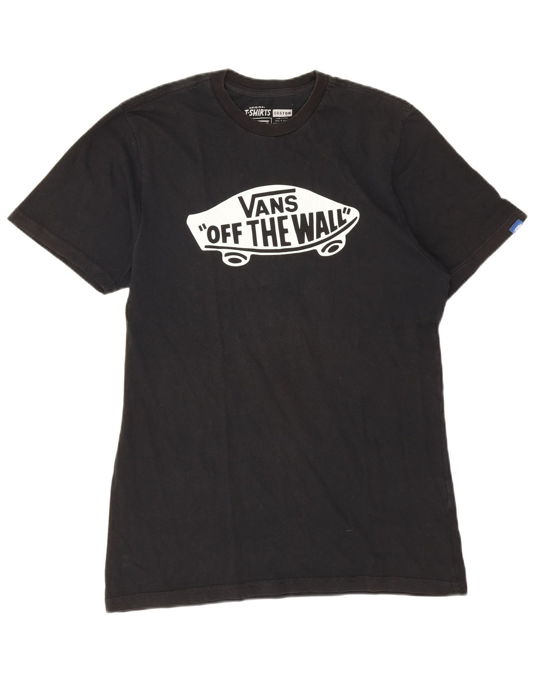 Vans muška majica kratkih rukava prilagođenog kroja, srednji crni pamuk