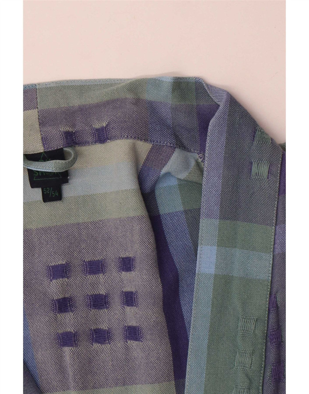 Vintage ženska jakna s 3/4 rukavima IT 52/54 2XL šareni karirani