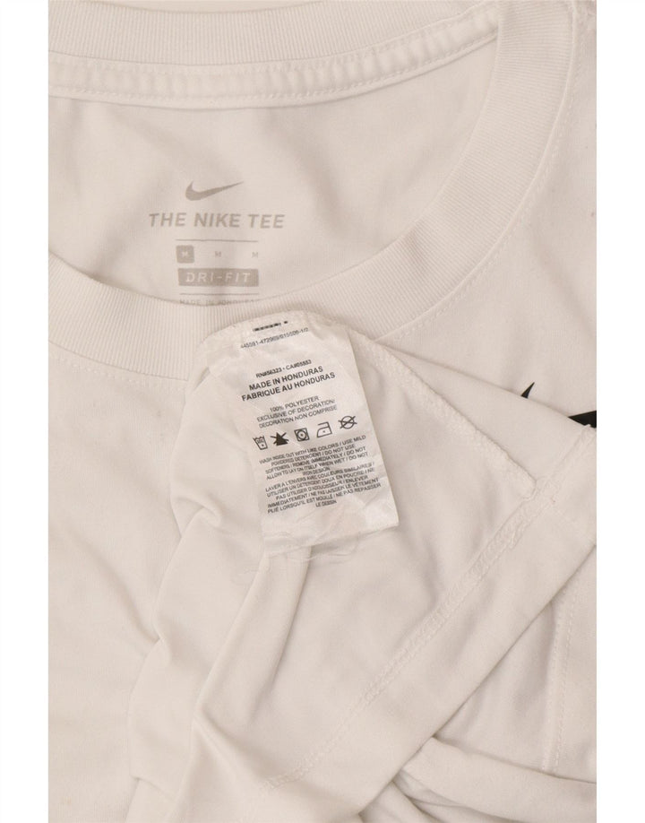 NIKE ženska majica kratkih rukava Dri Fit UK 14 srednji bijeli poliester