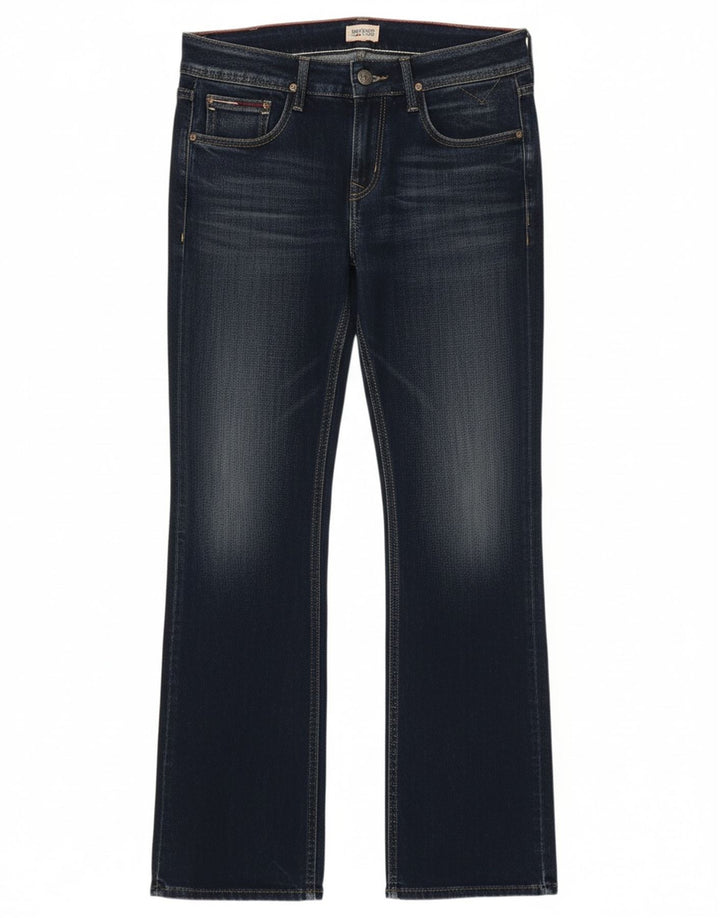 TOMMY HILFIGER Womens Bootcut Jeans W30 L30 Navy Blue Cotton Vintage Tommy Hilfiger and Second-Hand Tommy Hilfiger from Messina Hembry 