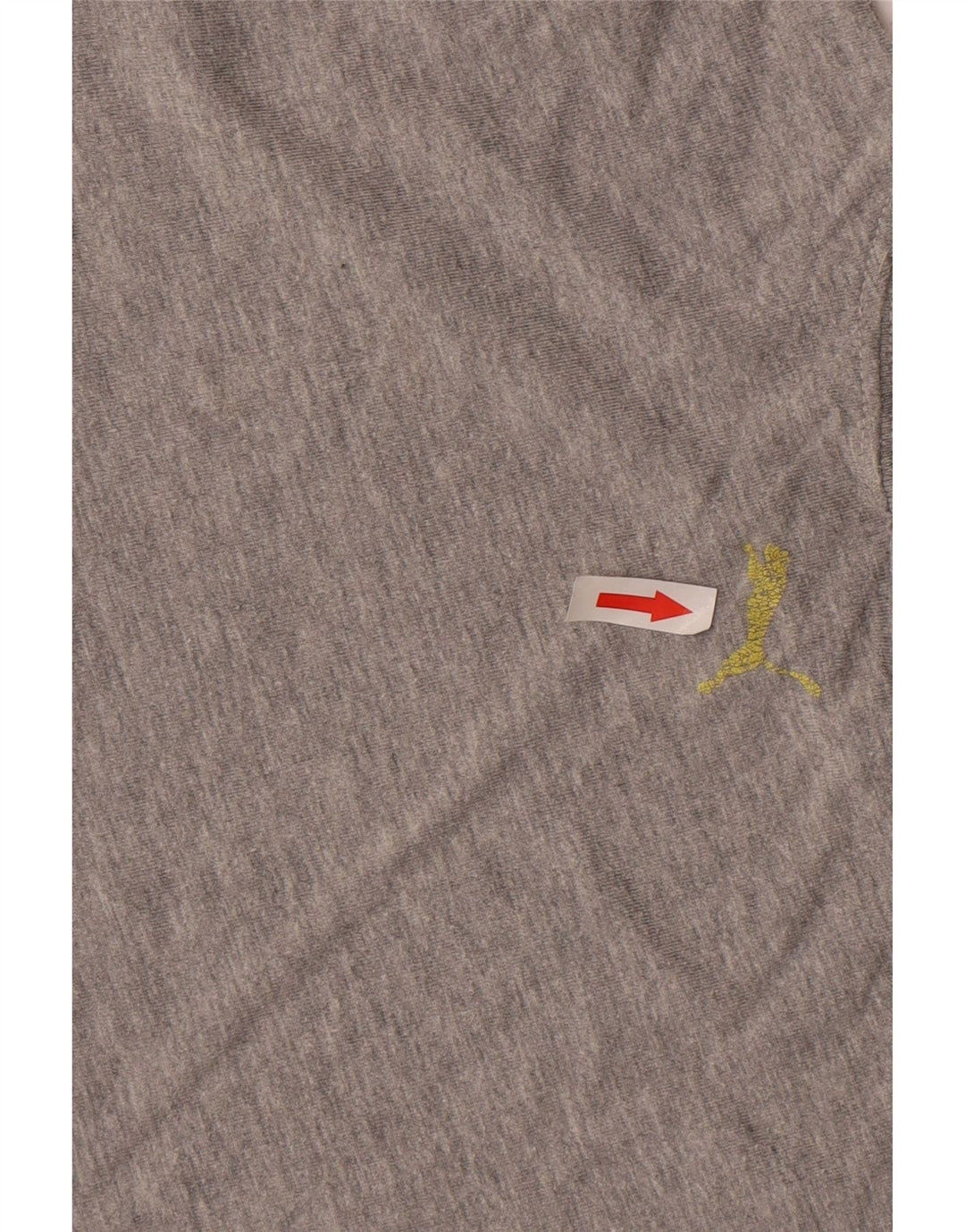 Puma Boys Graphic T-Shirt Top 9-10 Years srednje sivi pamuk