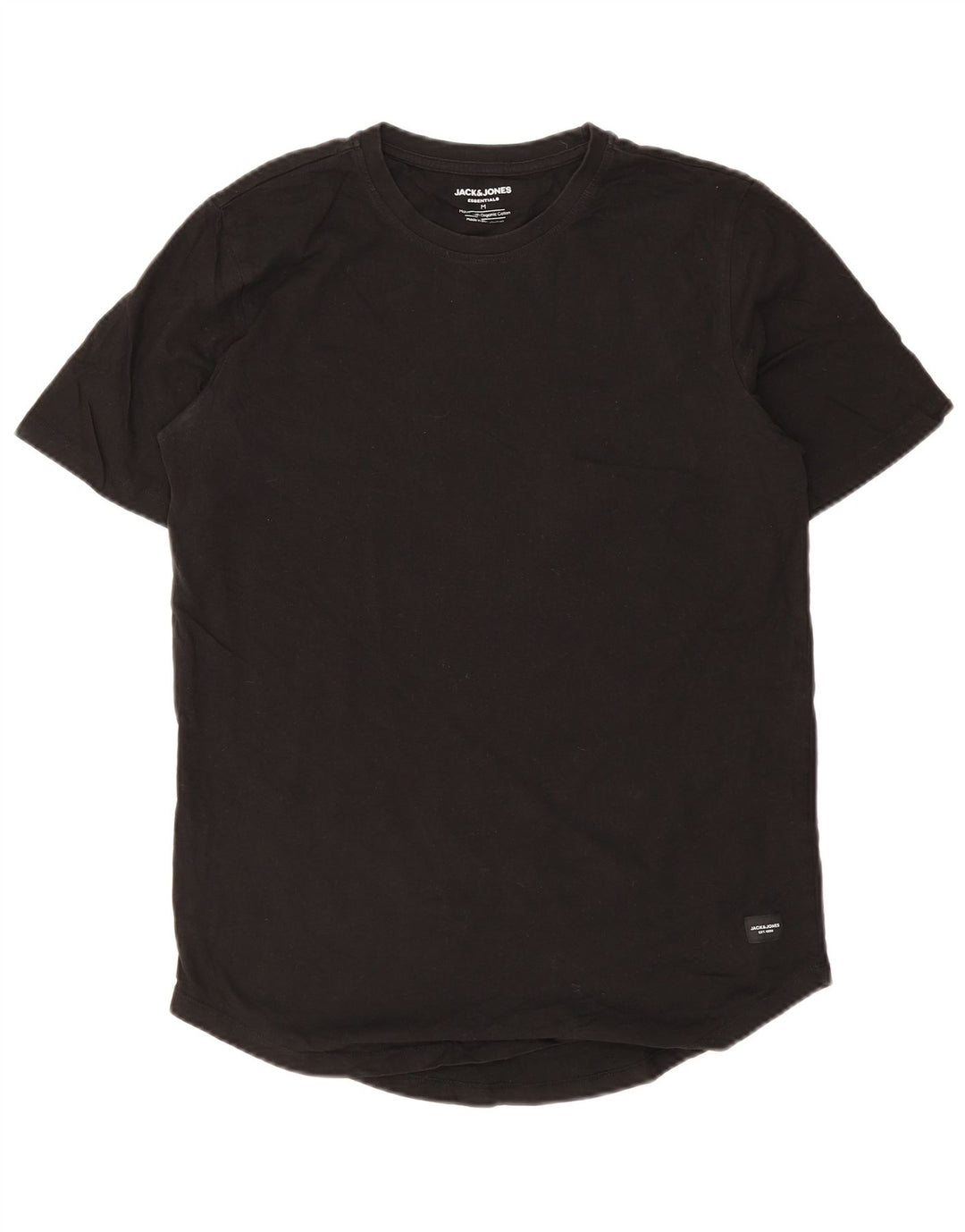 Jack & Jones muška majica kratkih rukava srednji crni pamuk