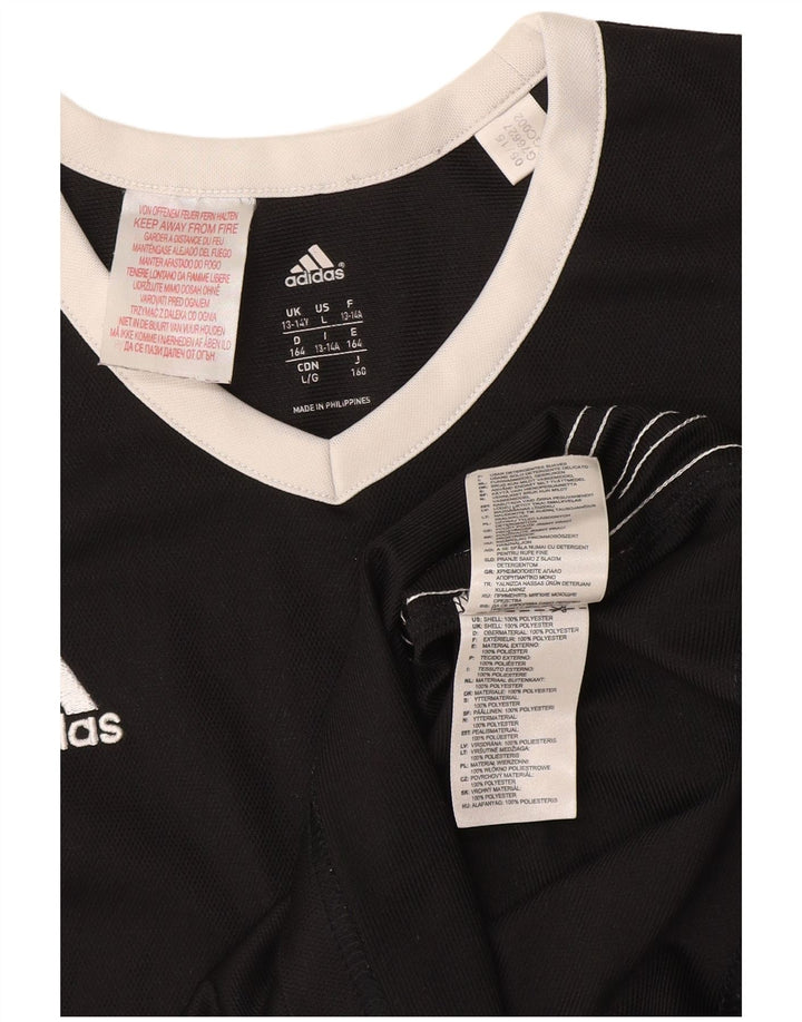 Adidas gornji dio prsluka za djevojčice 13-14 godina, crni poliester