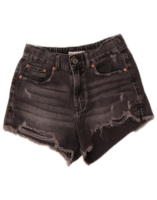 Kratke traper hlače Zara Girls 11-12 godina W26 sive