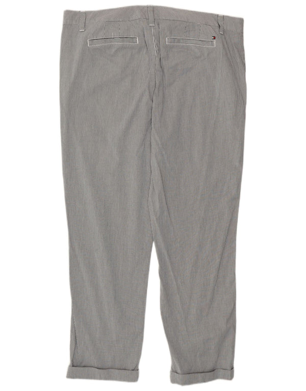 Tommy Hilfiger ženske skraćene hlače US 14 XL W38 L26 sive na pruge