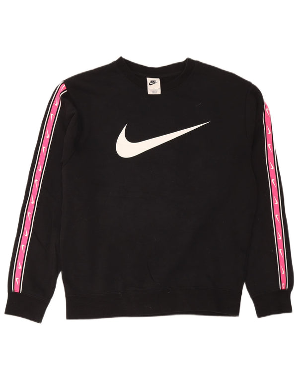 Nike ženski džemper s grafičkim motivima UK 10 Small Black Colourblock