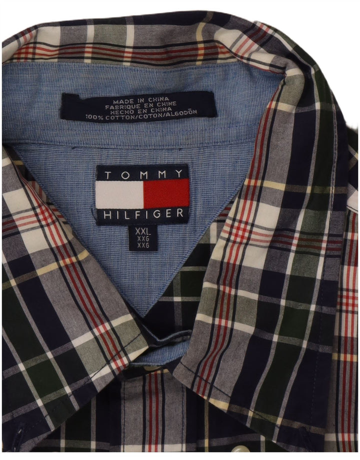 TOMMY HILFIGER Muška košulja 2XL tamnoplavi karirani pamuk