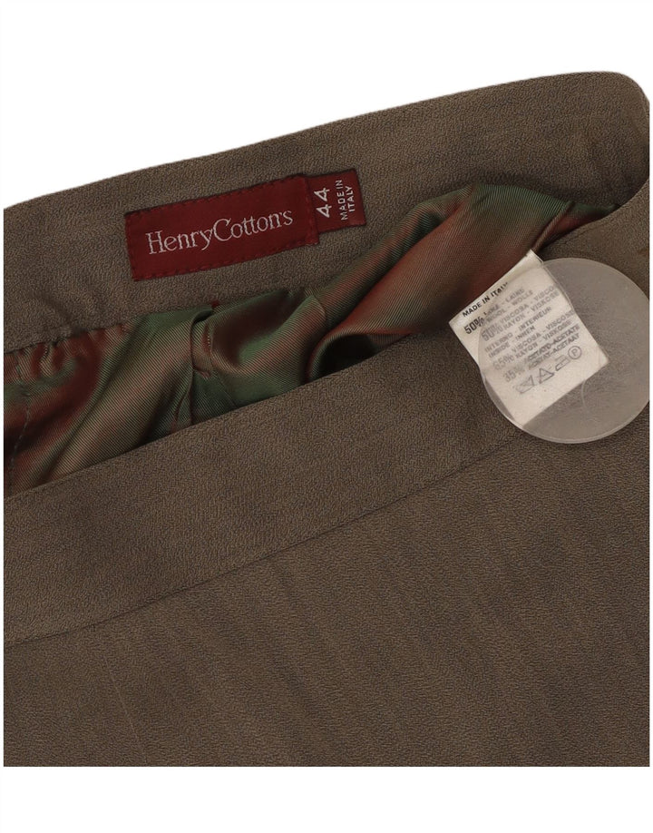 HENRY COTTONS Ženska pencil suknja IT 44 srednje W28 siva vuna