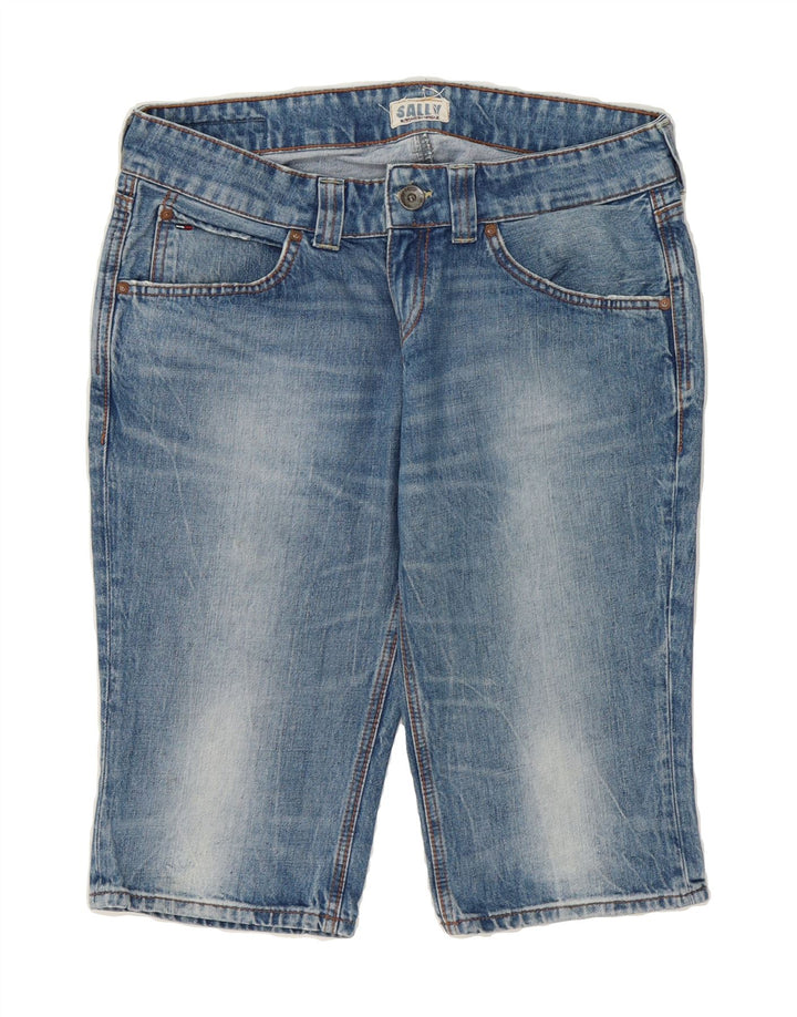 TOMMY HILFIGER Womens Denim Shorts W32 Large Blue Cotton Vintage Tommy Hilfiger and Second-Hand Tommy Hilfiger from Messina Hembry 