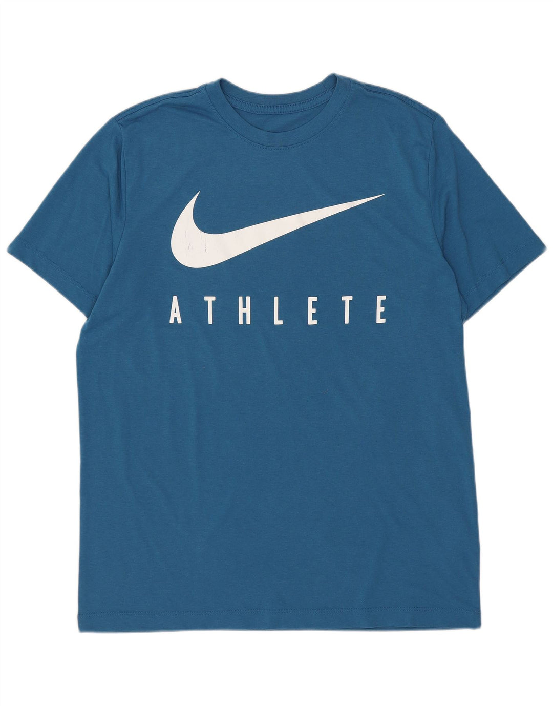 Nike Dri Fit Graphic T-Shirt Top srednje plavi poliester