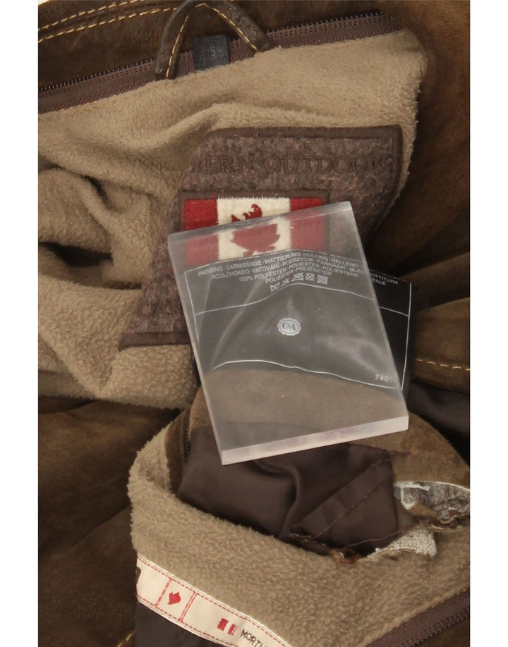 C&A muška antilop jakna UK 36 Mala smeđa kožna