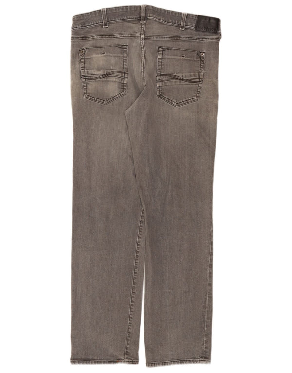Lee Mens Modern Series Straight Jeans W36 L32 Sivi pamuk