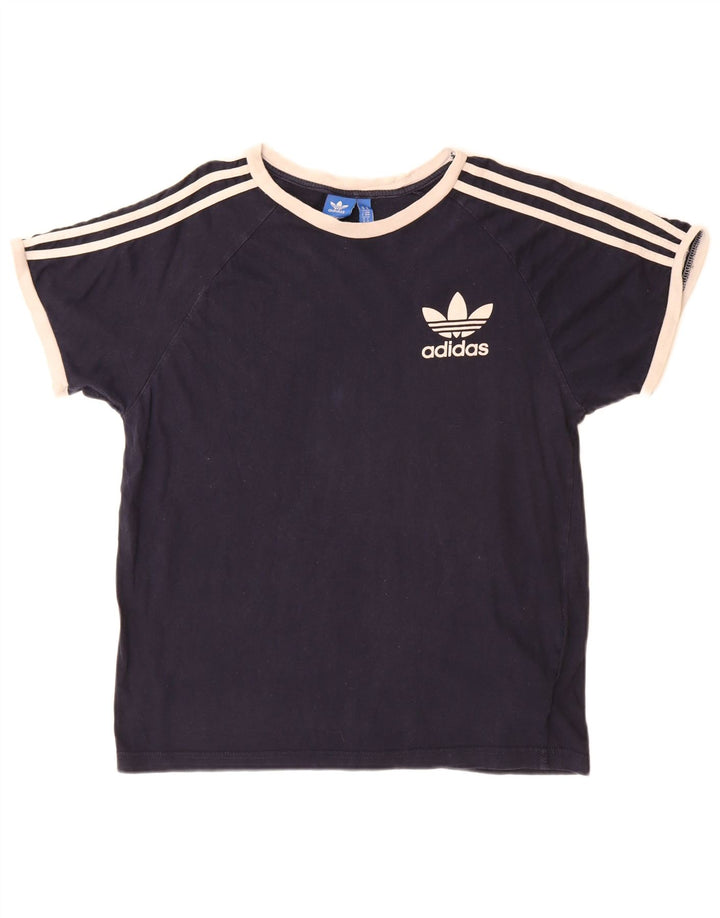 Adidas muška majica kratkih rukava srednje tamnoplavi pamuk