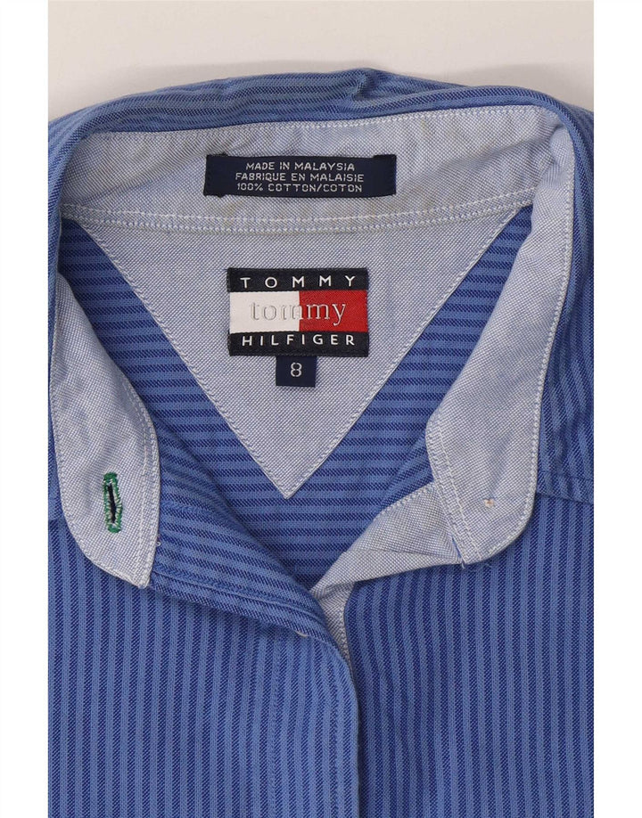 Tommy Hilfiger Ženska košulja US 8 srednje plave pruge, pamuk