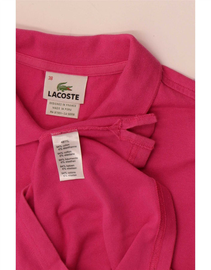 Lacoste ženska polo majica EU 38 srednje ružičasti pamuk