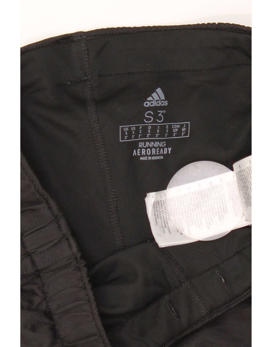 Male crne sportske kratke hlače Adidas Aeroready od poliestera