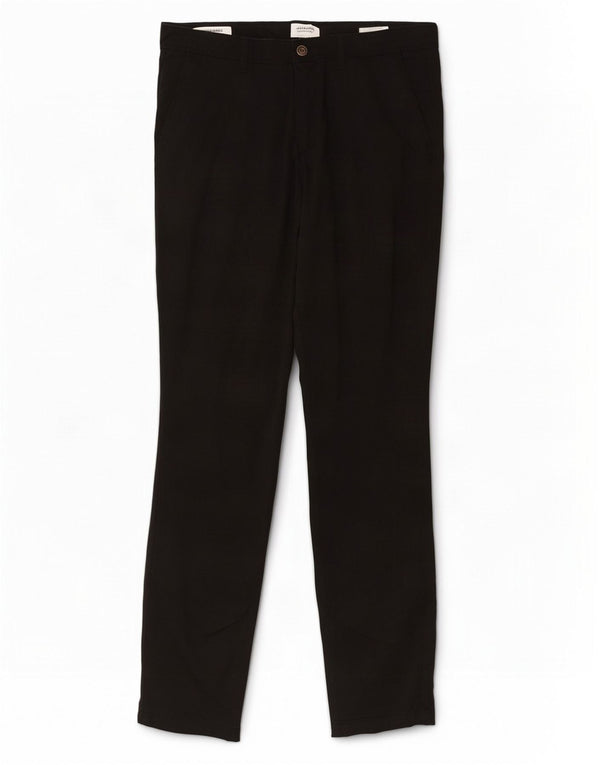 Jack & Jones muške uske chino hlače Marco W34 L32 crni pamuk