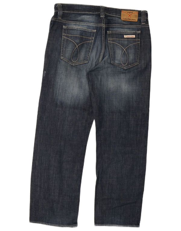 Calvin Klein muške ravne traperice W34 L28 plave