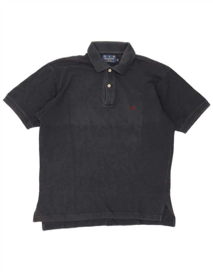 Brooksfield muška polo majica IT 50 srednje tamnoplavi pamuk