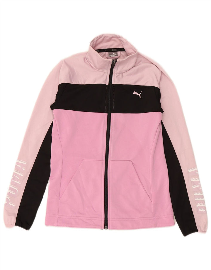 PUMA Girls Graphic Trenirka Gornja jakna 11-12 godina Pink Colourblock