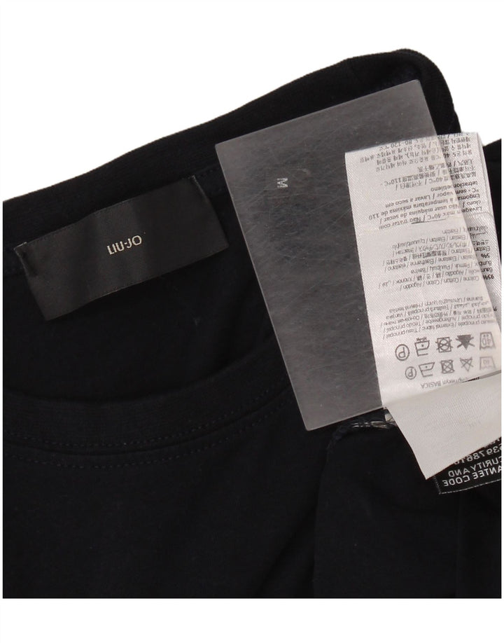 Srednji tamnoplavi pamuk muške majice Liu Jo