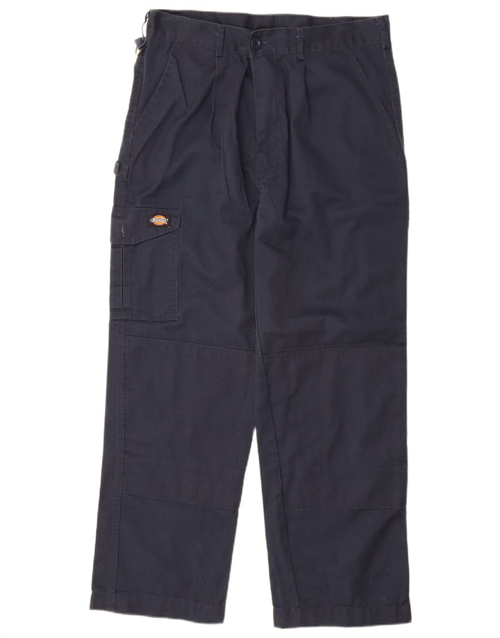 Dickies muške kargo hlače s klinovima W34 L30 tamnoplavi poliester