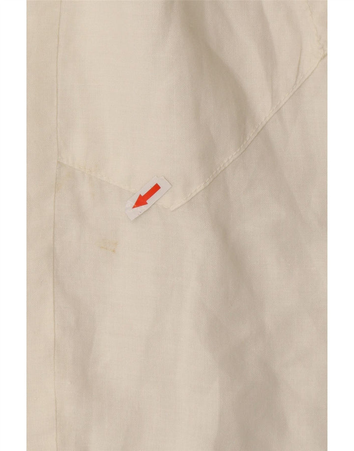 Vintage ženska haljina A-kroja UK 14 Srednje bež