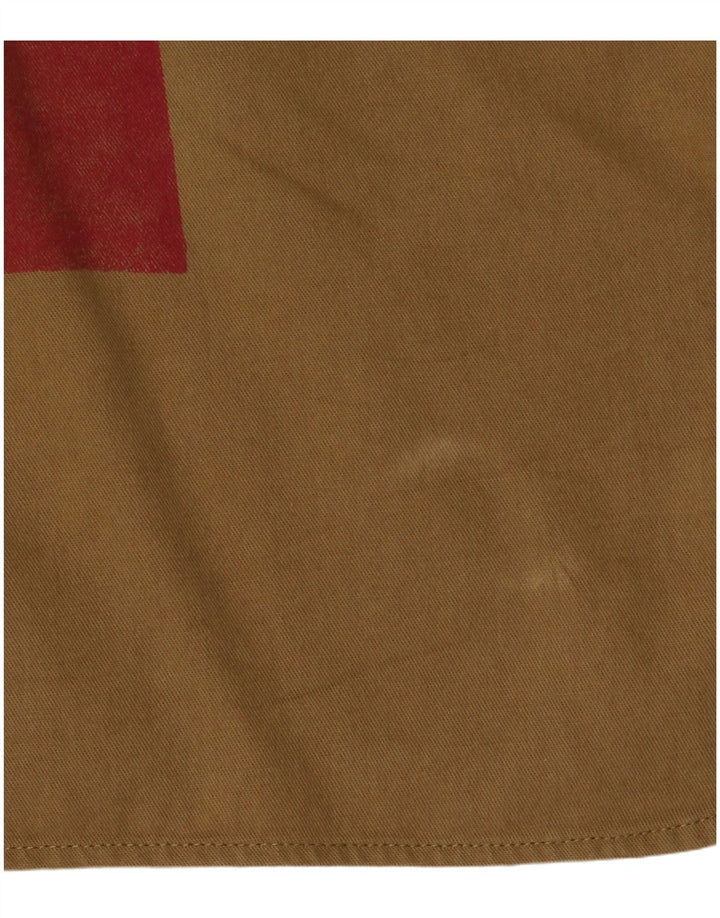 Vintage muška vojna majica bez rukava XL kaki pamuk