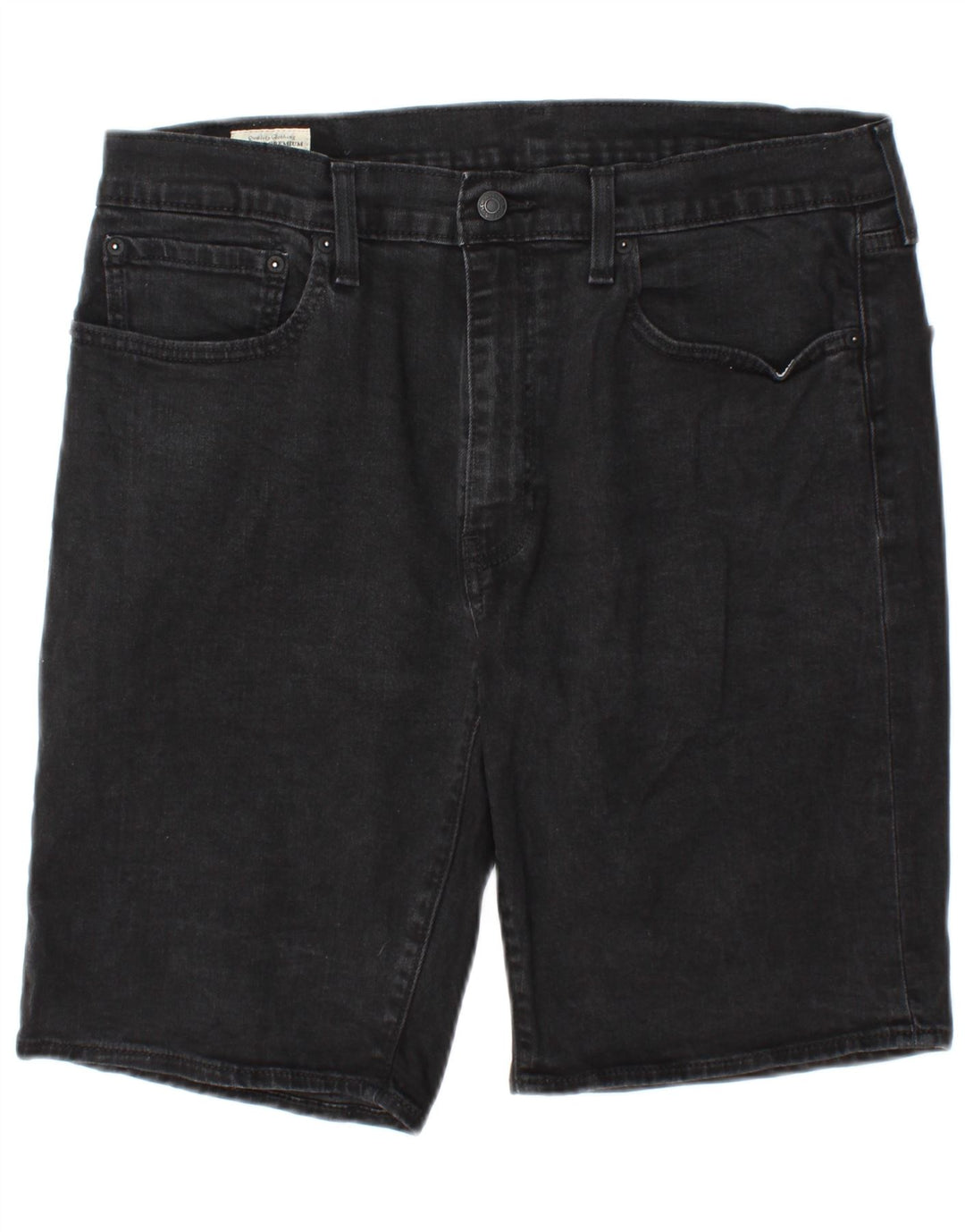 Levi's muške 502 traper kratke hlače W36 veliki crni pamuk