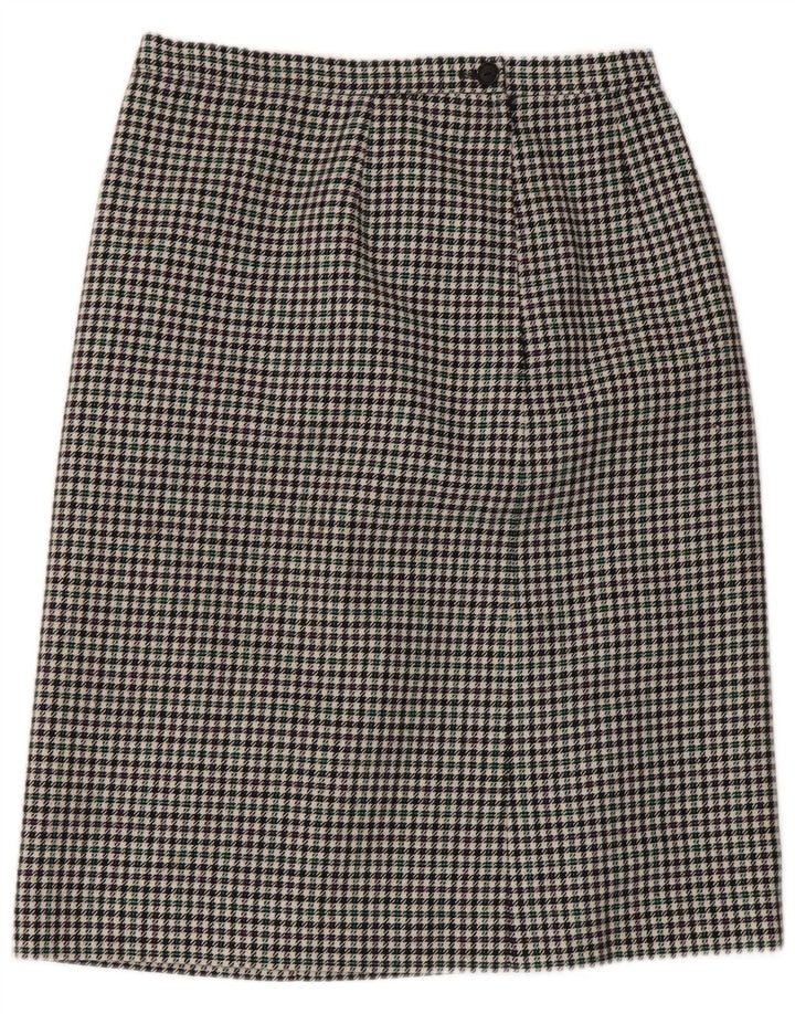 STRONE HOUSE Ženska ravna suknja srednje veličine W30, višebojna houndstooth