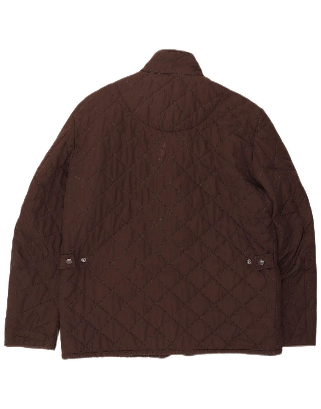 BARBOUR Muška prošivena jakna UK 40 veliki smeđi poliester