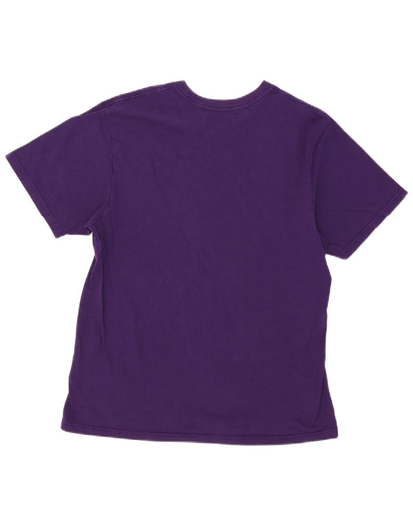 Adidas ženska majica kratkih rukava s grafičkim motivima UK 16 Large Purple Cotton